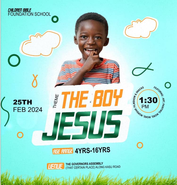 The Boy Jesus – February 2024 Children Outreach in Southern Kaduna