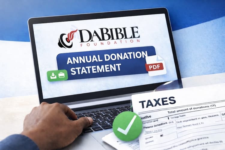 How to Download Your Annual Donation Statement