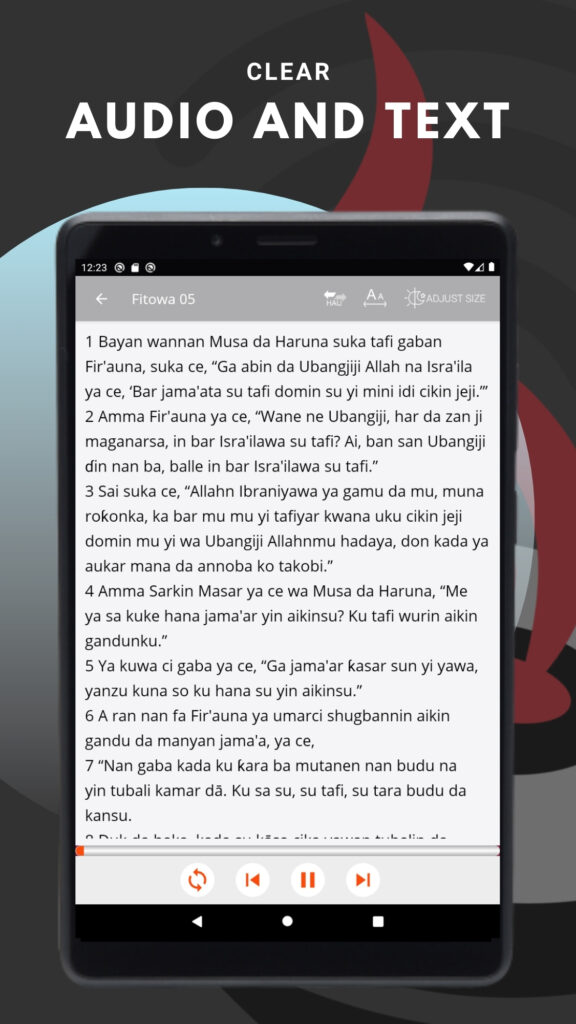 Hausa Audio Bible on Android