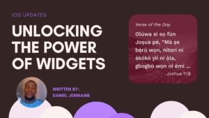 Unlocking the Power of Widgets by Daniel Jermaine